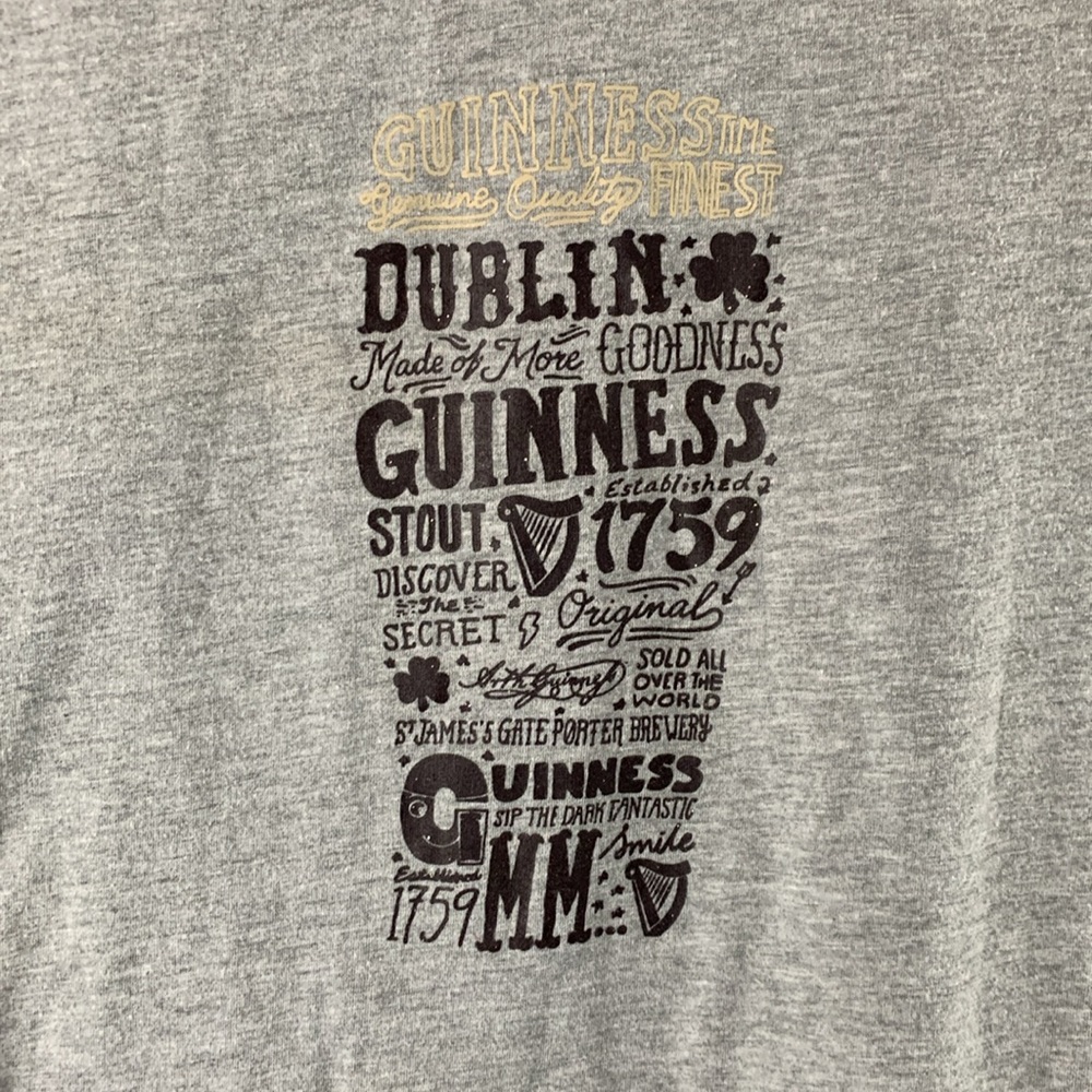 Women’s Large Guinness T Shirt - Picture 3 of 5